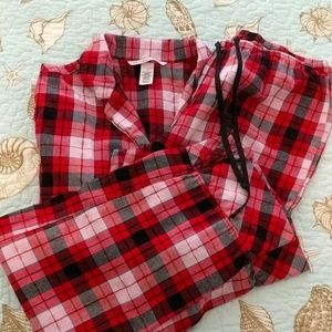 Victoria's Secret Flannel PJ set